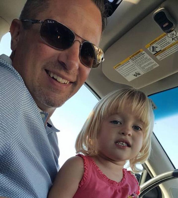 Jerry Mathers and Daughter